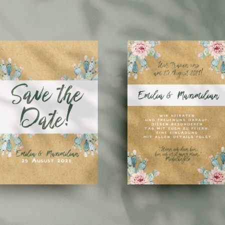 Kreative   Save-the-date Karte SNAP35