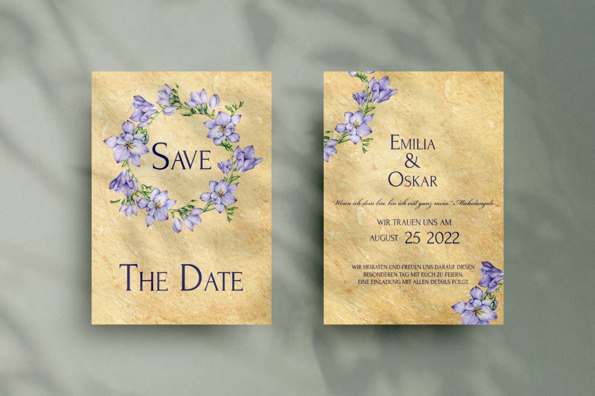 Save-the-Date Code KSO63 Blumen Save-the-Date-Karte|Save-the-Date Code KSO63 Blumen Save-the-Date-Karte|Save-the-Date Code KSO63 Blumen Save-the-Date-Karte