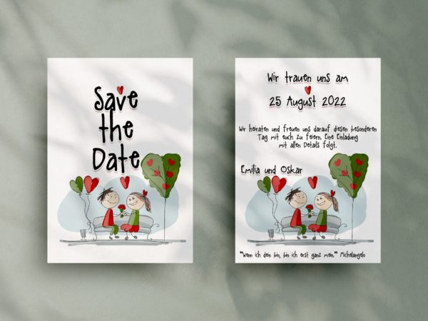 Save-the-Date-Karte NO39 - kreative Save-the-Date-Karte|Save-the-Date-Karte NO39 - kreative Save-the-Date-Karte|Save-the-Date-Karte NO39 - kreative Save-the-Date-Karte