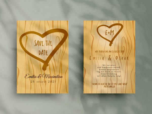 Kreative   Save-the-date Karte SNAP39||