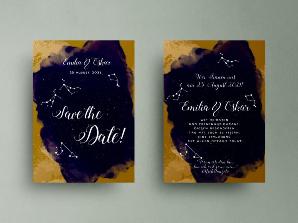 Kreative Save-the-date Karte SNAP44||