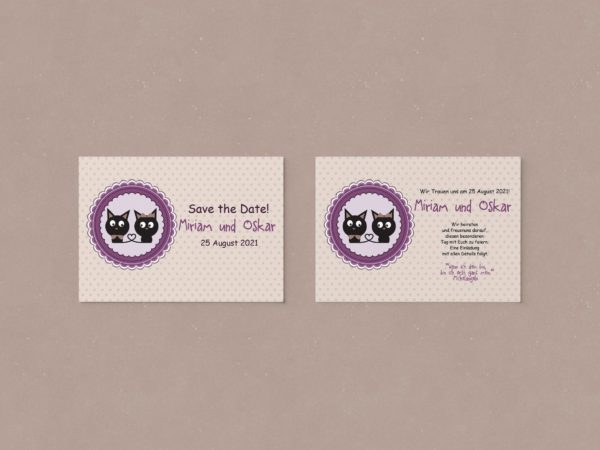 Stilvolle   Save-the-date Karte SSO28|std-SSO28_1|std-SSO28_2