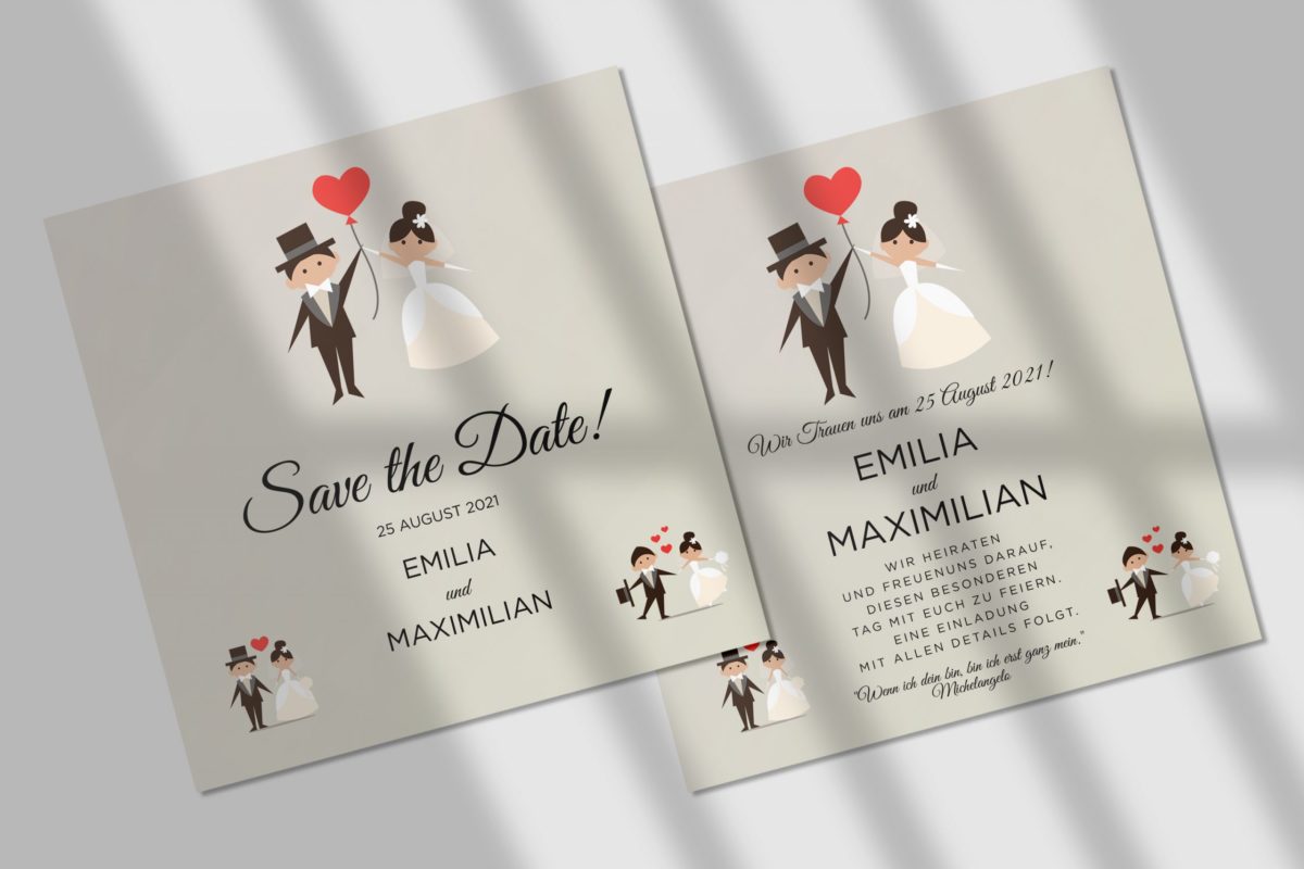 Stilvolle   Save-the-date Karte SSO94|std-SSO94_1|std-SSO94_2